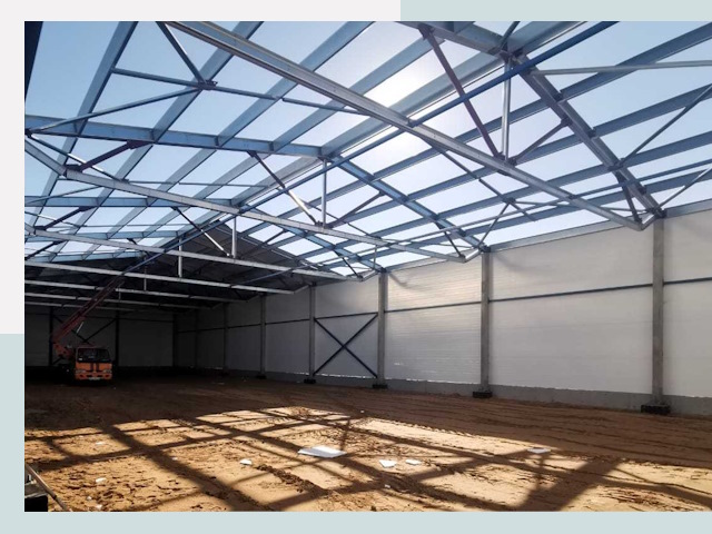 Строительство сенохранилищ в Малгобеке