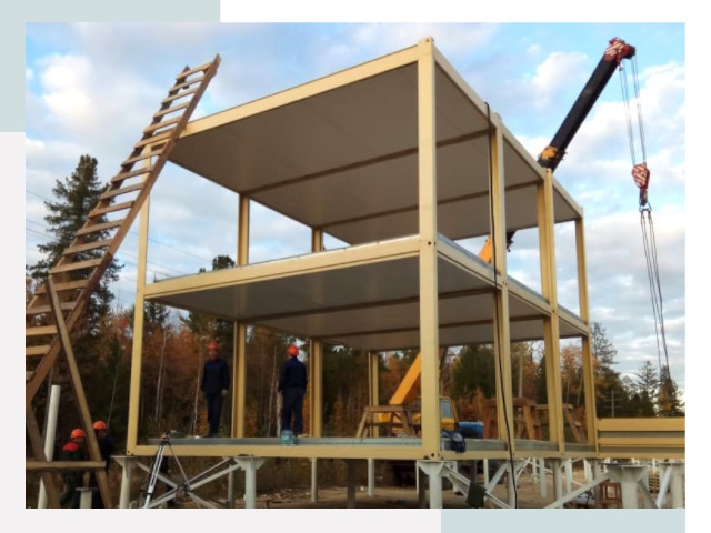 Строительство модульных здания Малгобек