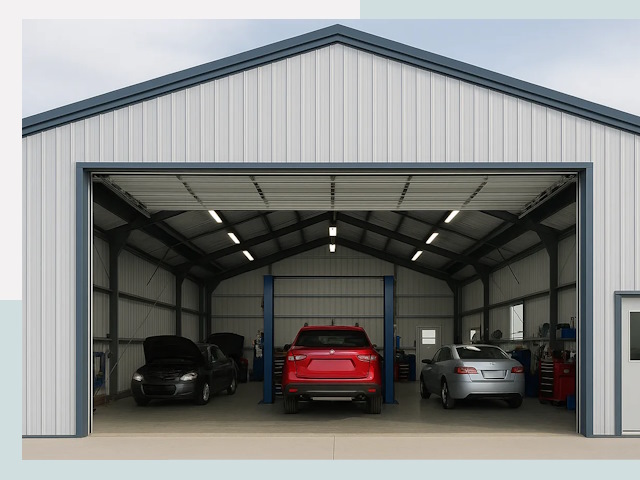 Ангары из сэндвич панелей от 619 руб. в Малгобек