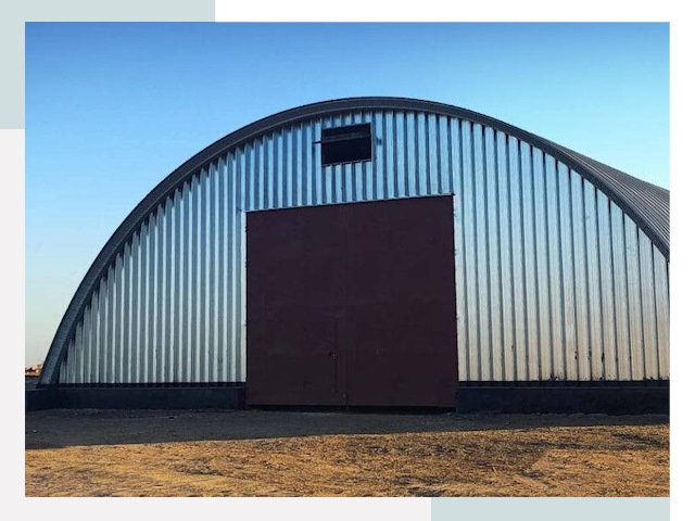 Арочные ангары в Малгобеке
