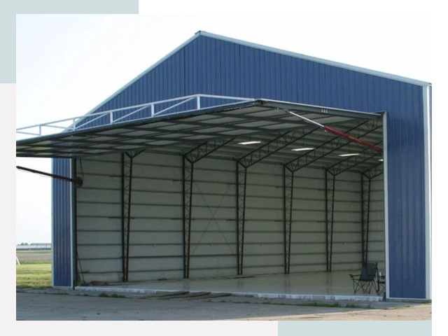 Прямо стенные ангары в Малгобеке