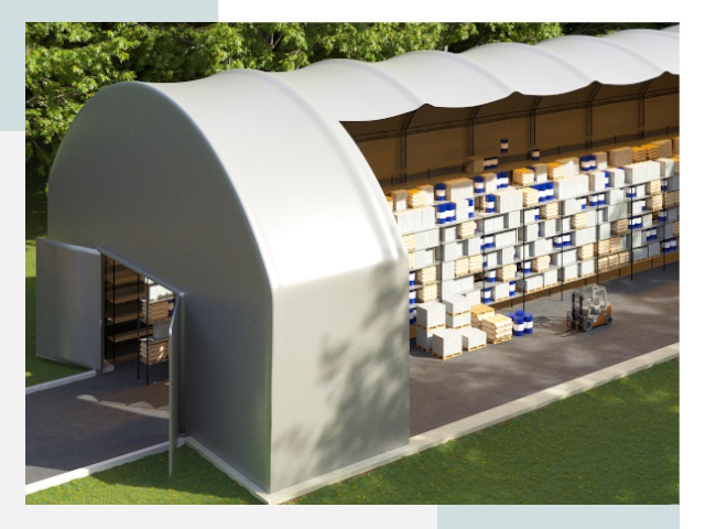 Тентовые ангары в Малгобеке