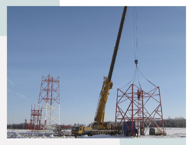 Монтаж вышек связи в Малгобеке