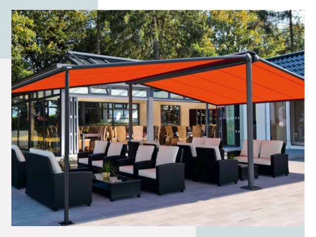 Навесы для кафе и ресторанов в Малгобеке