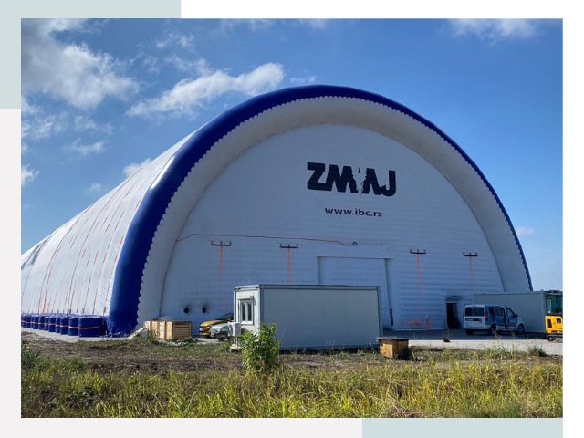 Брендирование ангаров в Малгобеке