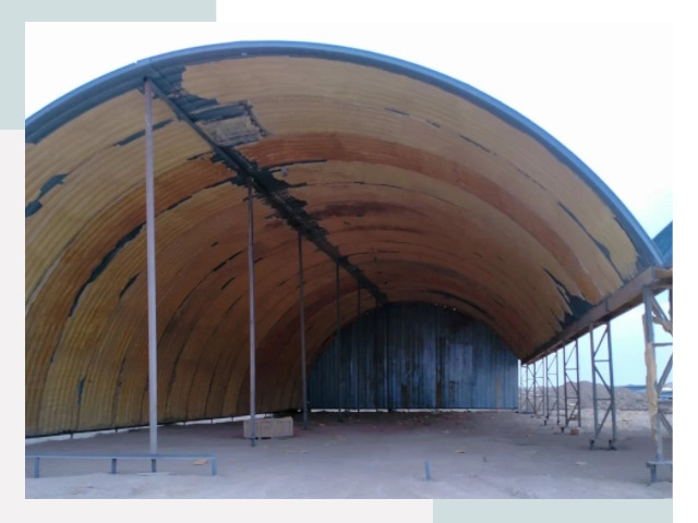 Реконструкция ангаров в Малгобеке