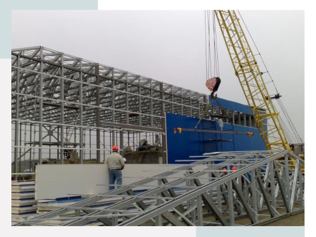 Монтаж ангаров в Малгобеке