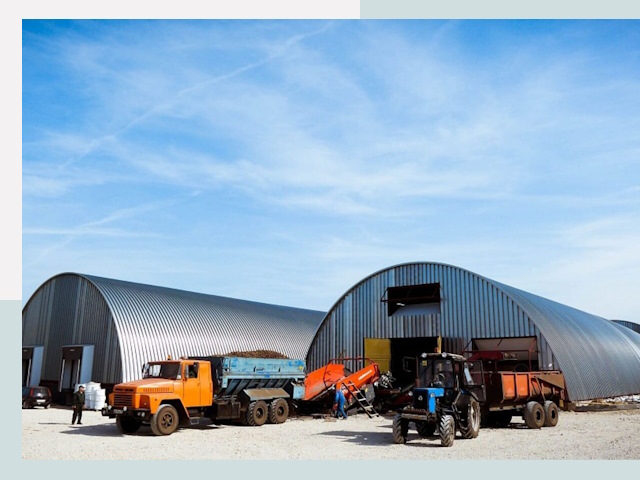 Ангары для спецтехники в Малгобеке