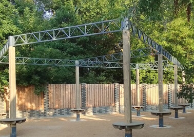 Терраса из металлоконструкций под ключ, проектирование, изготовление и монтаж от СтальСтрой-Млг